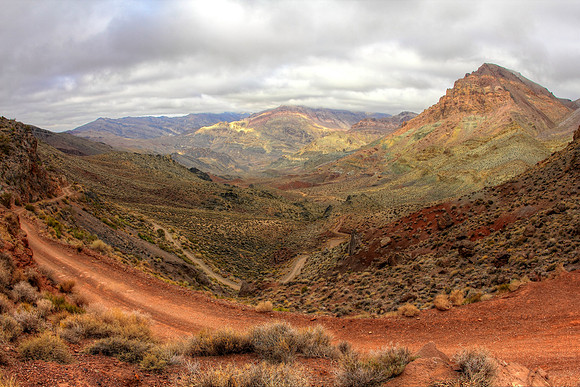 Descending Into Titus Canyon