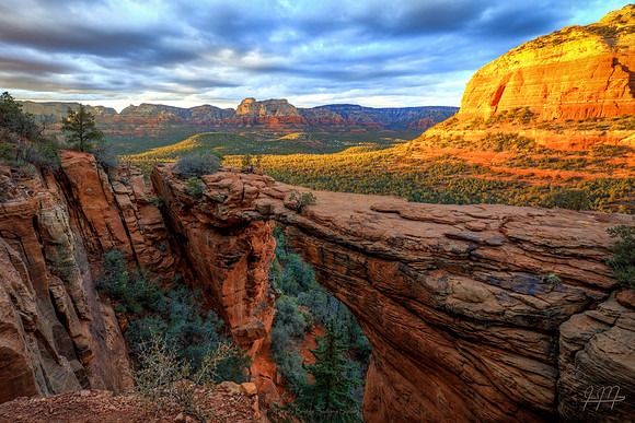 Devil's Bridge Sedona Sunset