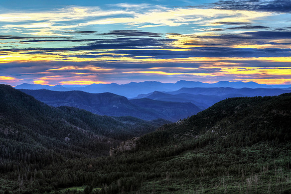Aztec Peak Sunset Layers
