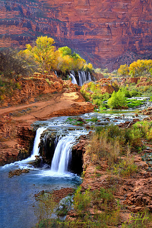 Navajo Falls Autumn Flow
