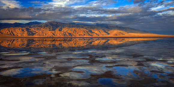 Salt Pan Panamint Sunrise