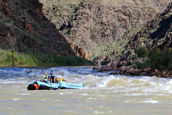Entering The Rapids