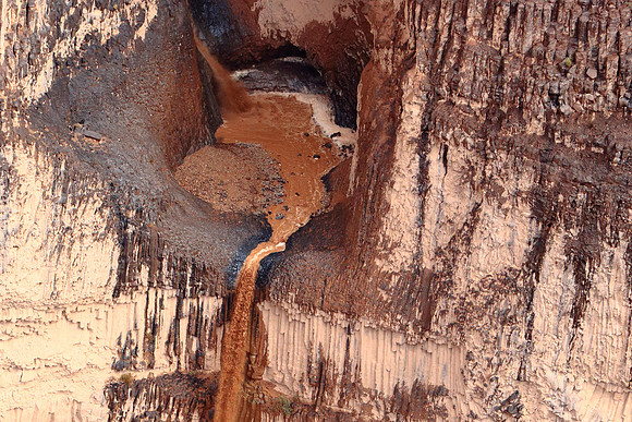 Muddy Flash Waterfall