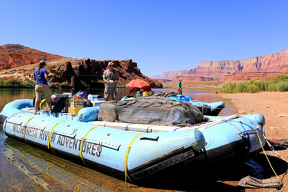 Loading The Rafts