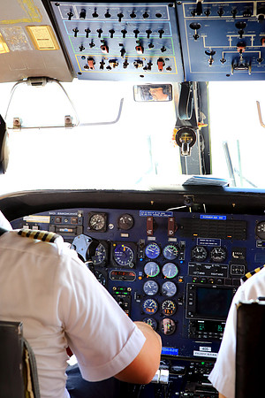 Charter Flight Cockpit