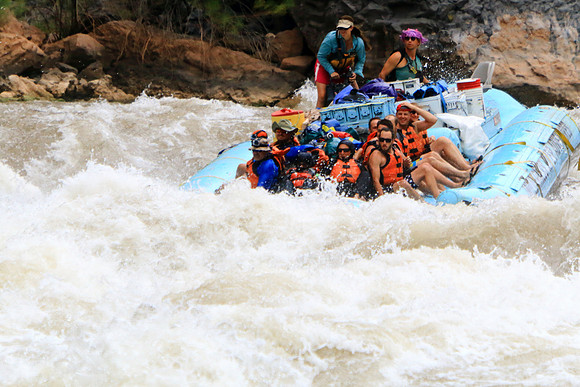 Diving Into Lava Falls