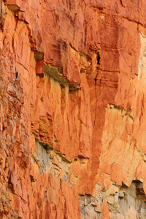 Weather Colored Cliffs