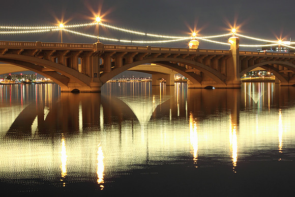 Mill Avenue Bridge Reflections